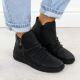 11. Women’s Black Waterproof Leather Ankle Boots – Rieker Z0056-00