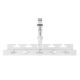 2. MACLEAN UNDERDESK CABLE ORGANIZER, MAX LOAD 5KG, WHITE MC-105 W