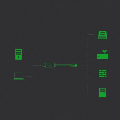4. Ugreen console cable USB - Ethernet RJ45 1.5m black (CM204)