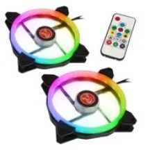 Raijintek IRIS 14 Rainbow RGB LED fans, 2-Part Set incl. Controller - 140mm