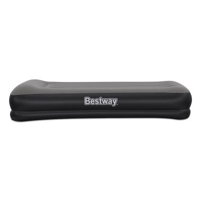 8. Bestway 671BT Air Mattress Single Mattress Black, Gray Unisex