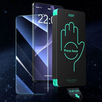 2. ESR Tempered Glass 2-pack for Samsung Galaxy S25 Ultra - transparent