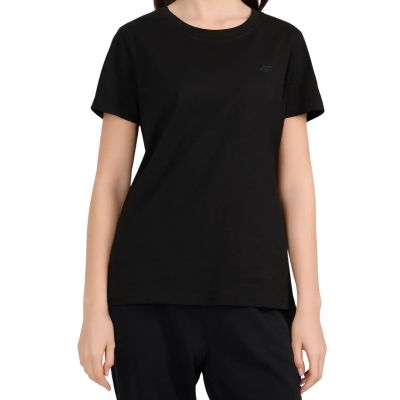 Women's T-shirt 4F F3308 deep black 4FWMM00TTSHF3308 20S