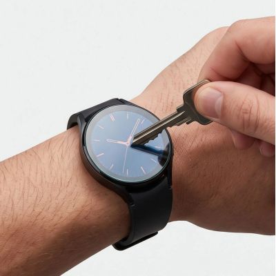 9. Tech-Protect Easy Set+ 2-Pack Tempered Glass for Samsung Galaxy Watch Ultra 44mm