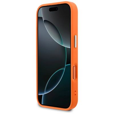 5. Karl Lagerfeld Karl RSG Logo MagSafe Case for iPhone 17 Pro - Orange