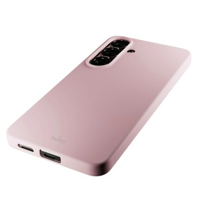 10. Puro Icon Silicone Case for Samsung Galaxy S25 - Pink