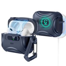 ESR Cyber ​​FlickLock MagSafe Case for AirPods Pro 3 - Navy Blue