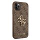 4. Guess 4G Big Metal Logo Case for iPhone 11 Pro Max - Brown