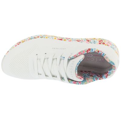 3. Skechers Uno – Majestic Garden 155583-WMLT White 36