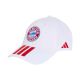 adidas FC Bayern Munich Kids' Baseball Cap White KT3396