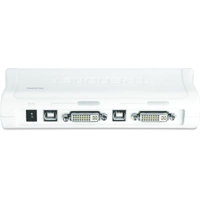 4. TRENDnet 2-Port DVI/USB/Audio KVM Switch with Cables