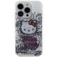 3. Hello Kitty IML Kitty On Bricks Graffiti case for iPhone 15 Pro Max - white