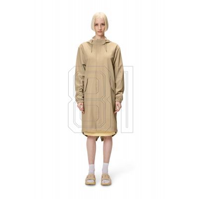 8. Rains unisex Fishtail Parka W3 18140 24 SAND