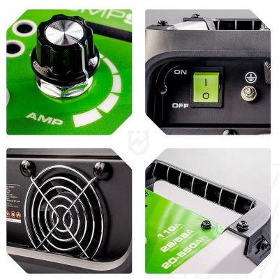 14. Automatic Battery Charger with 110 A Jump Start W14015 WUBER