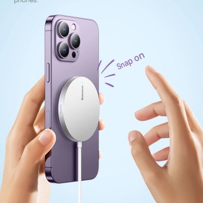 12. Baseus Simple Mini3 induction charger 15W silver