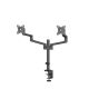 21. Neomounts DS60-425BL2 Monitor Holder/Stand 68.6 cm (27") Desk Black