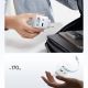 10. Cuktech AD653W 67W GaN 2x USB-C + USB-A Wall Charger with 70cm Retractable USB-C Cable - White