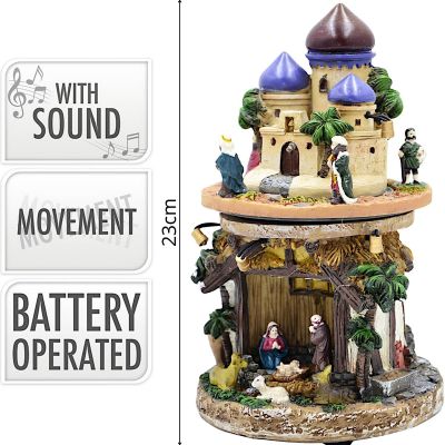 5. LED DECORATIVE NATIVITY 14x14x23CM