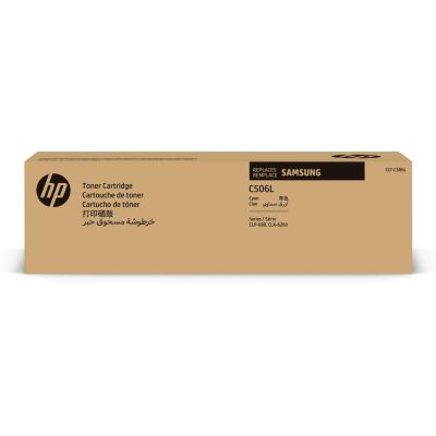 3. Samsung Original HP CLT-C506L High Yield Cyan Toner