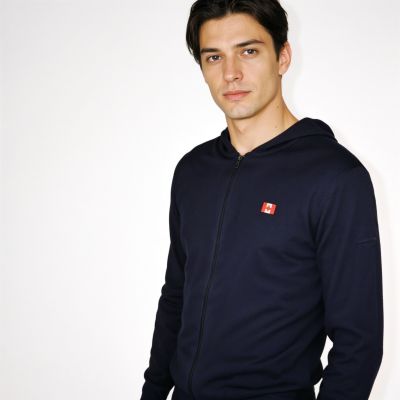 6. Canadian Peak FELINOODEAK RM NAVY MEN 246 zip-up sweatshirt (RBMWY9296H/CP-MARINE)