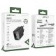 5. Acefast A78 Charger Network GaN USB-A / USB-C PD 20W - Black