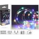 9. BATTERY-OPERATED WIRE LAMPS GARLAND 40 LED MULTICOLOR