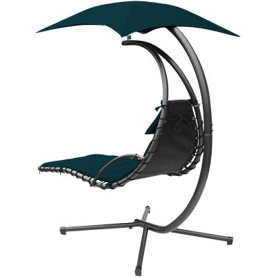 13. SWING ROCKING CHAIR WITH UMBRELLA LISBON TURQUOISE