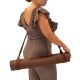 12. YOGA AND FITNESS MAT TPE ANTI-SLIP BROWN ENERO FIT