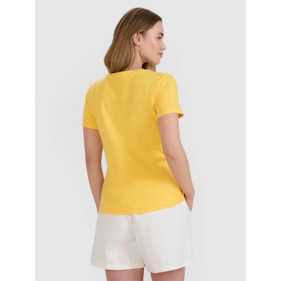 4. Women's regular printed T-shirt 4F 4FRSS25TTSHF2693-71S