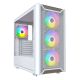 2. Montech XR Wooden PC Case, Midi-Tower, ATX, ARGB, Tempered Glass - White