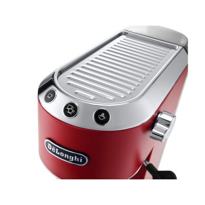 3. DeLonghi Dedica Style EC 685.R Espresso Machine (1300 W; red)