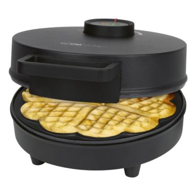 4. Heart-shaped waffle maker WA 3832 CLATRONIC black