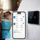 9. QOLTEC LIGHT ON/OFF SWITCH | TOUCH 2-CHANNEL | WI-FI | TIMER | TUYA | BLACK