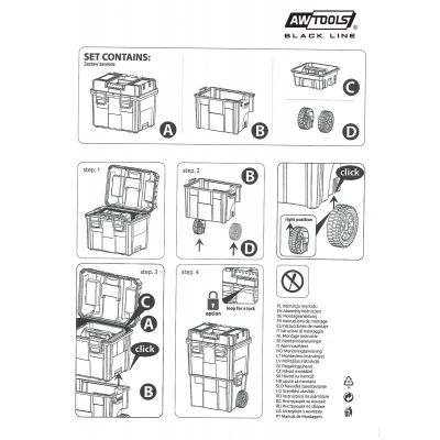 5. AWTOOLS AW30533BL storage box