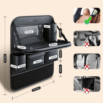 7. Tech-Protect UCA100 Car Organizer - Black