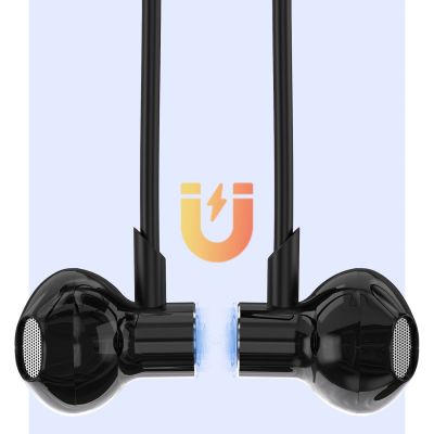 10. Dudao U5 Max Bluetooth Neckband Wireless Headphones - Black