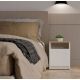 3. GALAX 30/1D BEDSIDE CABINET WHITE/ARTISAN