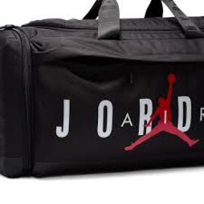 3. Air Jordan JAM VELOCITY DUFFLE Training Duffel Bag Black - LM0920-023