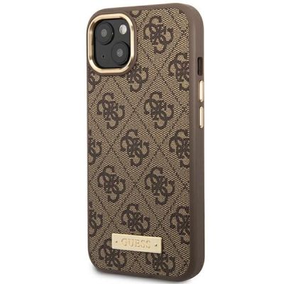 2. Guess GUHMP14MU4GPRW iPhone 14 Plus 6.7 "brown / brown hard case 4G Logo Plate MagSafe