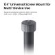 4. JmGO Floor Stand Projector Mounting Bracket Floor Gray