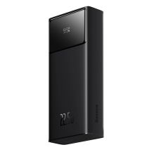 Baseus Star-Lord 20000mAh 22.5W Powerbank with Digital Display and USB-C 3A Cable 30cm - Black