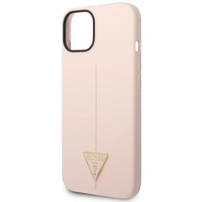 6. Guess GUHCP14MSLTGP iPhone 14 Plus 6.7" pink/pink hardcase Silicone Triangle