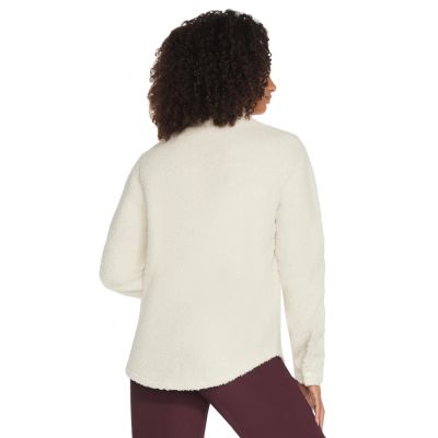 3. Skechers Sherpa Jacket JA182-CRW Beige L