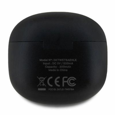 4. DKNY TWS BT Satiny Finish Headphones - Black