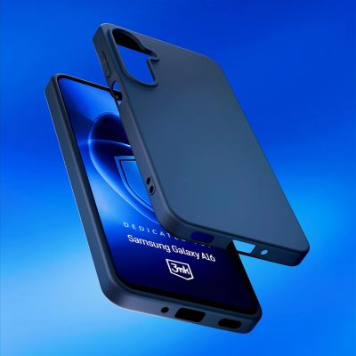 8. 3mk Matt Case for Samsung Galaxy A16 - Black