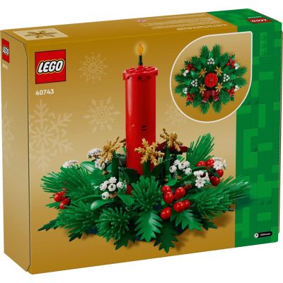 2. LEGO Iconic 40743 Christmas Table Decoration