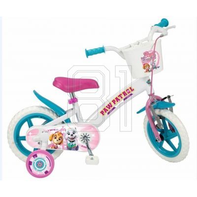 13. Children's bike TOIMSA 12" Paw Patrol White 1281 Girl