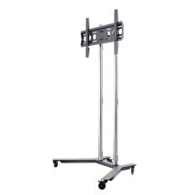 Edbak TR1 stand for information displays 190.5 cm (75") Black, Stainless steel