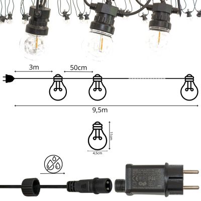 21. GARDEN GARLAND PARTY LIGHT 20LED