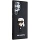 4. Karl Lagerfeld 3D Rubber Ikonik Case for Samsung Galaxy S24 Ultra - Black